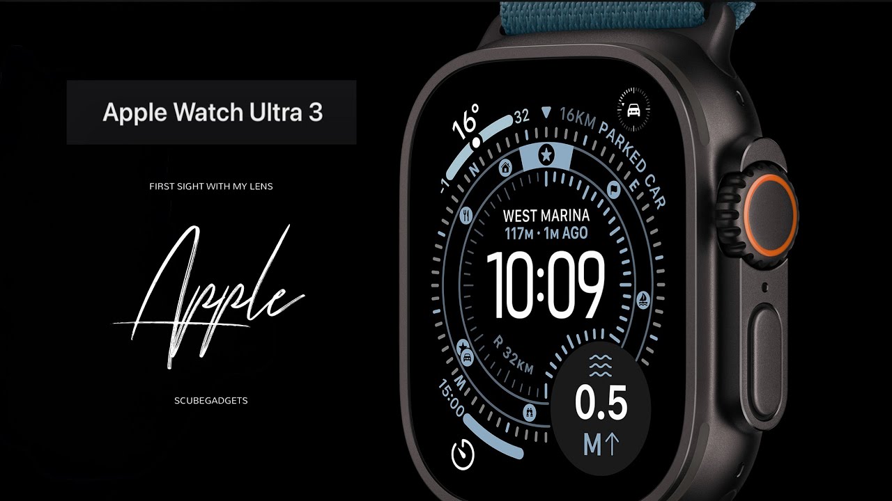 Apple Watch Ultra 3 Black, Ultra 3 vs Ultra - First Sight With My Lens - No dialogue 