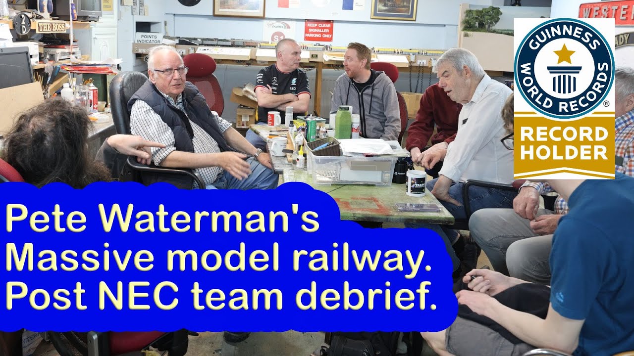Pete Waterman&rsquo;s Railnuts - Post NEC debrief and planning session.