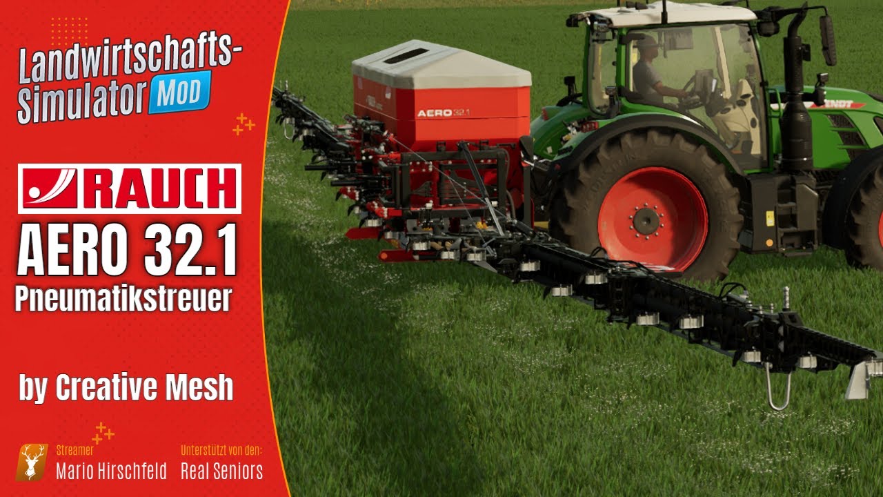 LS22 Top Mod / Rauch Aero 32.1 Pneumatikstreuer - Düngung Precision Farming / LS22 Modvorstellung