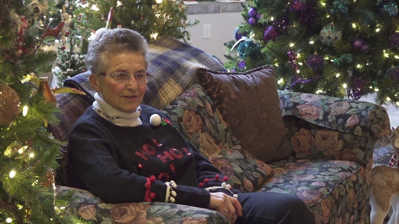 Jan begins decorating for Christmas on November 1.