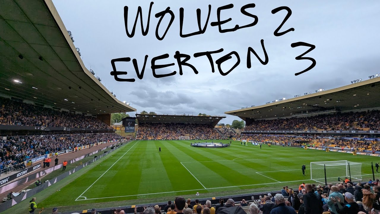 Wolves 2-3 Everton, Disappointing day at the Golden Palace.  Match vlog.