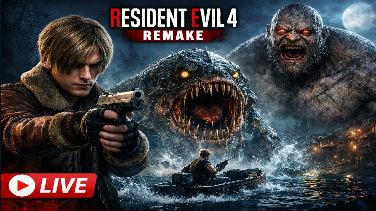 ALGO DESPIERTA EN EL LAGO... | Resident Evil 4 Remake EN DIRECTO