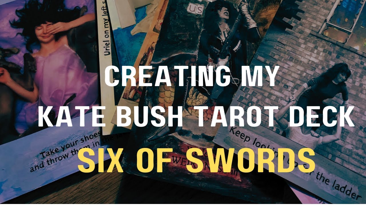 Six of Swords from my DIY Kate Bush tarot