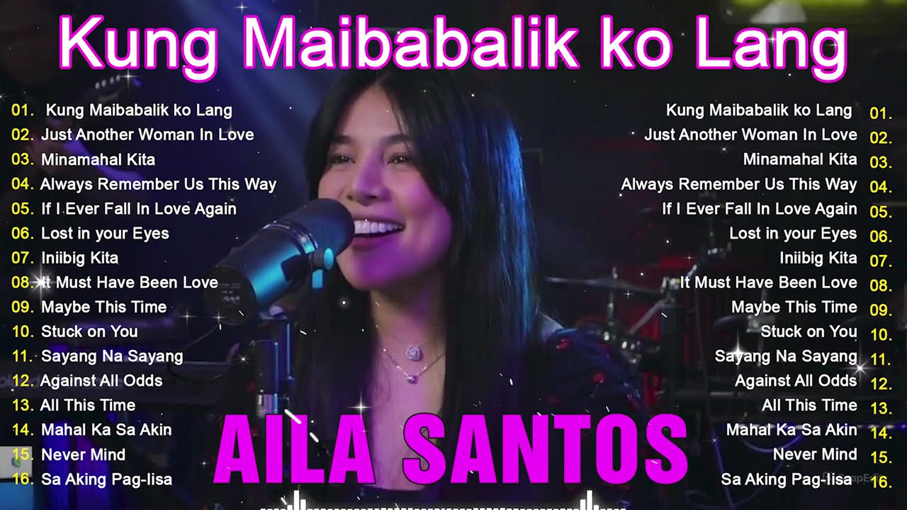 Nonstop Slow Rock Love Song Cover By AILA SANTOS | OPM Tagalog Love Song2025 | Minamahal Kita