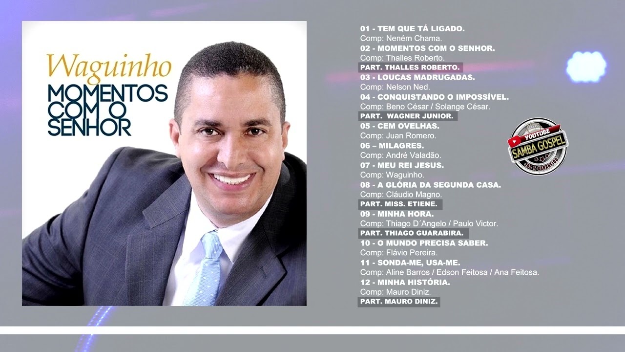 Waguinho-Momentos Com o Senhor-Cd Completo(Samba Gospel)