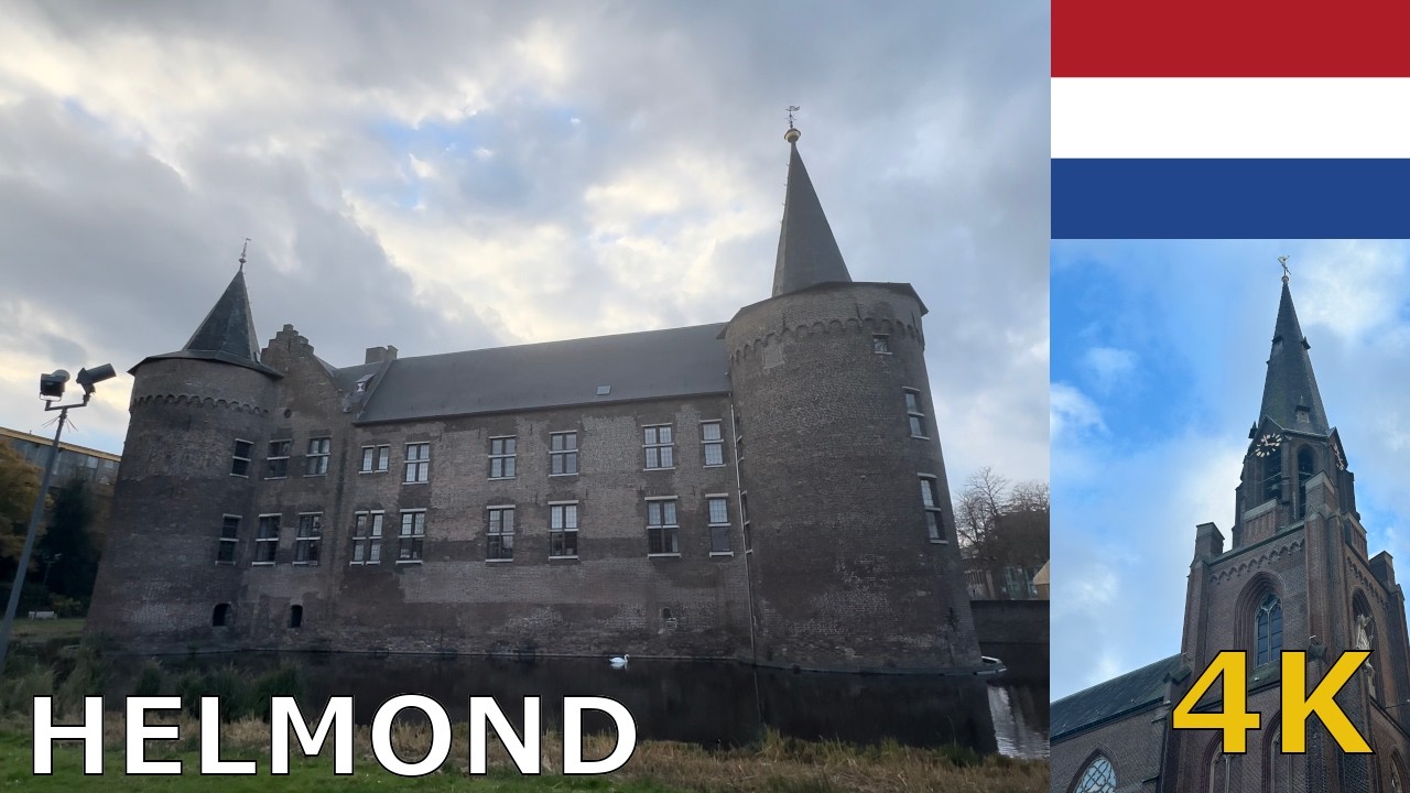 Helmond | Castle, Cube houses, churches, and more! | The Netherlands [4K]