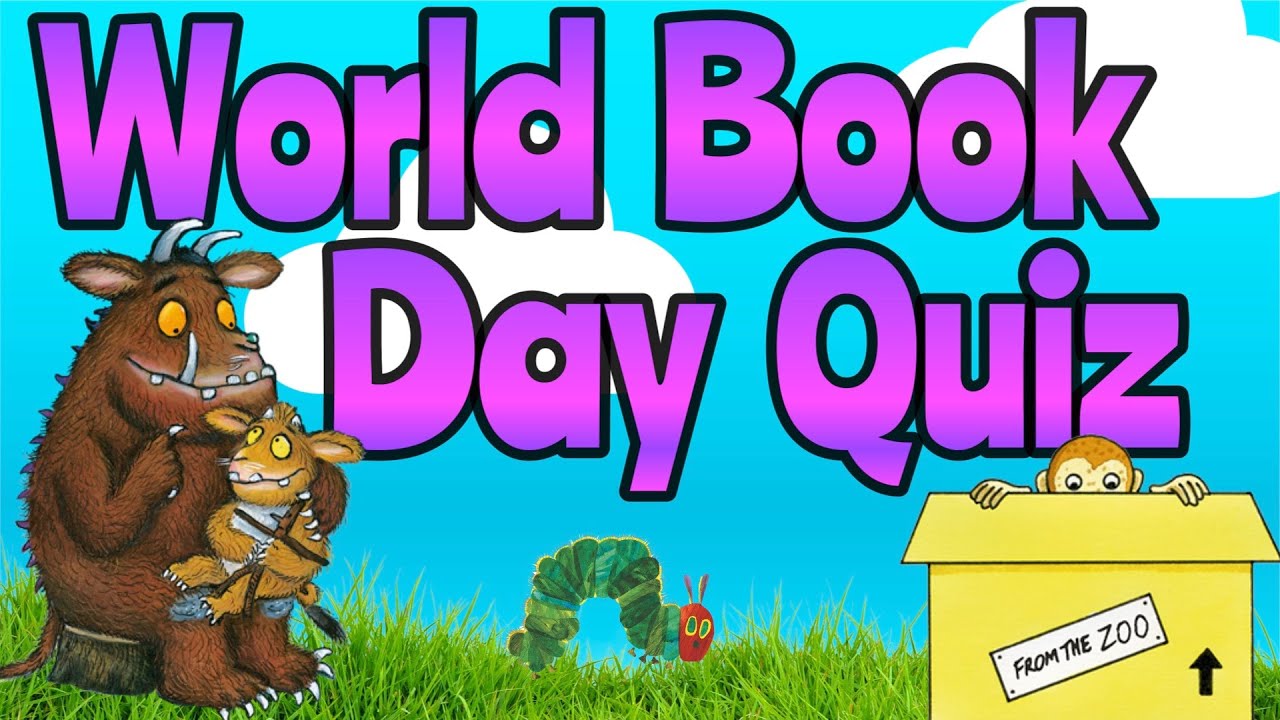 WORLD BOOK DAY QUIZ for kids by Miss Ellis #worldbookday