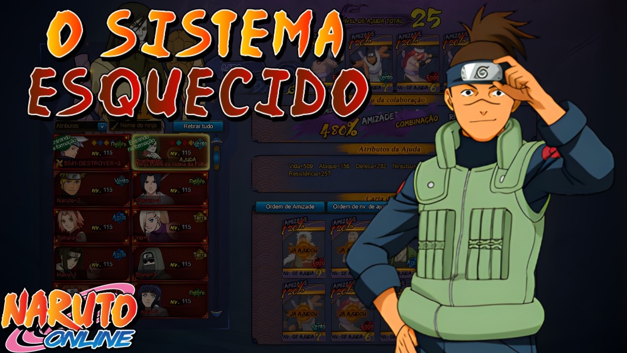 TODAS AS HABILIDADES DE LAÇOS DA AJUDA NINJA - NARUTO ONLINE