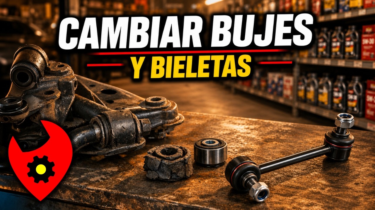CAMBIAR BUJES DE BARRA Y BIELETAS VW GOL TREND/SAVEIRO/FOX