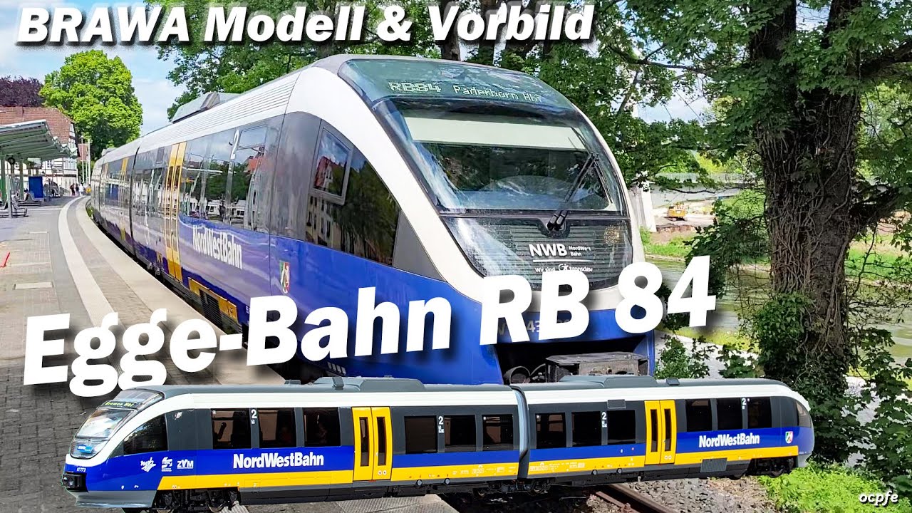 Mit der #Egge-Bahn RB84 nach Höxter - BRAWA Modell & Vorbild der #BR 643