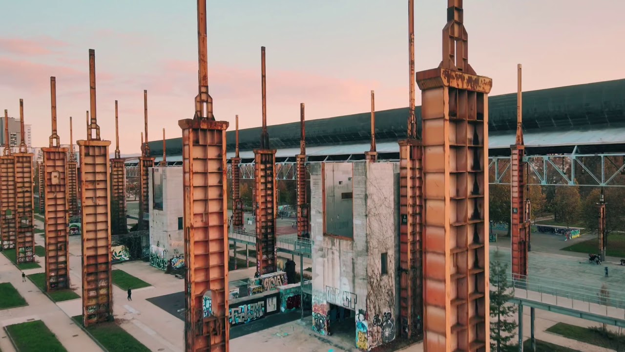 Turin - Italy Drone 4K Parco Dora