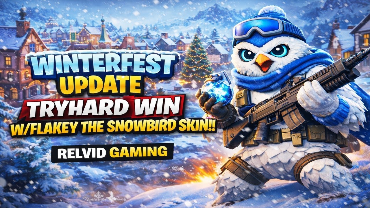 WINTERFEST update ❄️🎄 | Flakey the Snowbird TRYHARD | CRAZY TRYHARD WIN !!!😮‍🔥