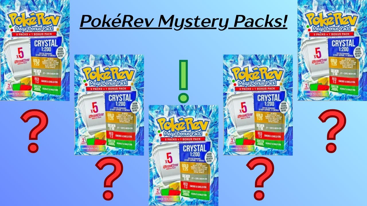 First Time Opening PokéRev Mystery Packs!