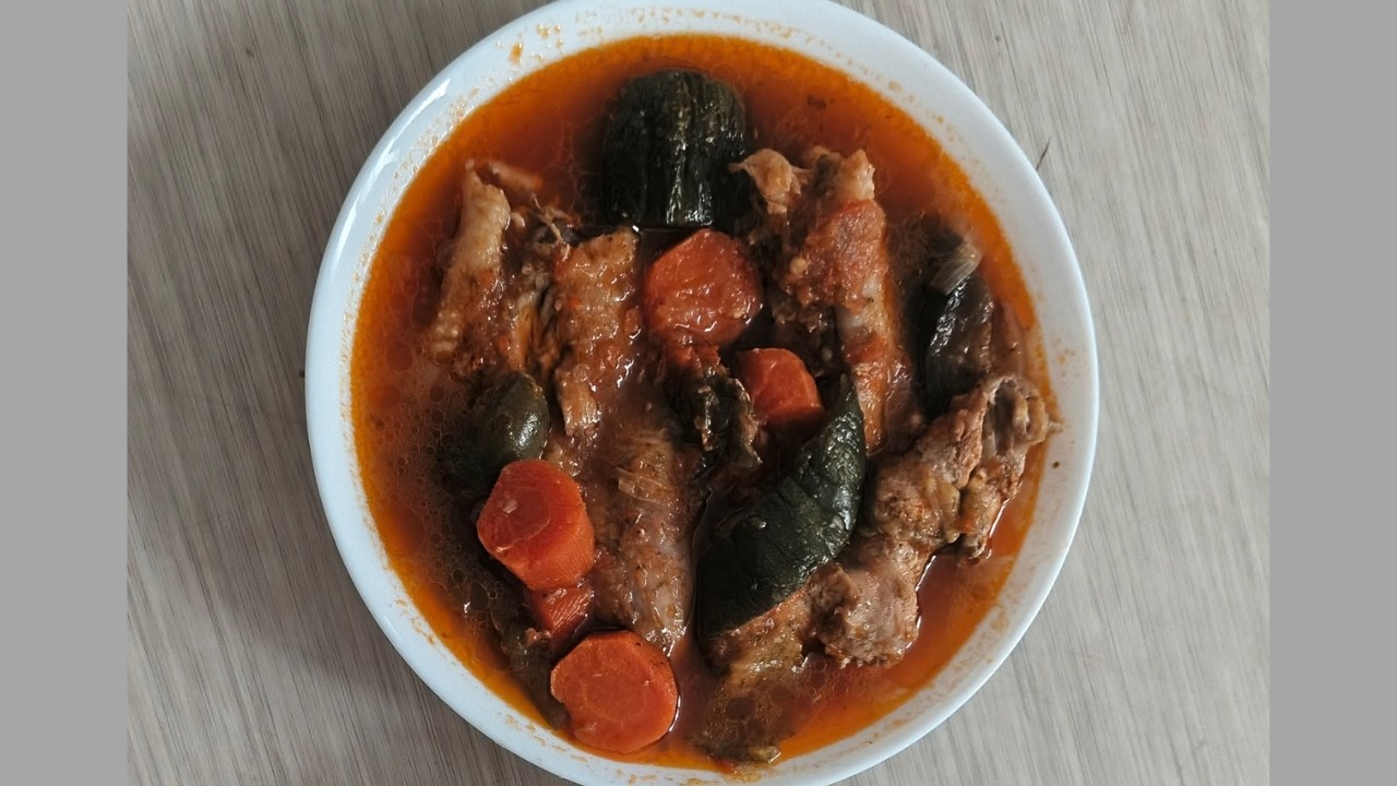 Soupe de poulet aux légumes