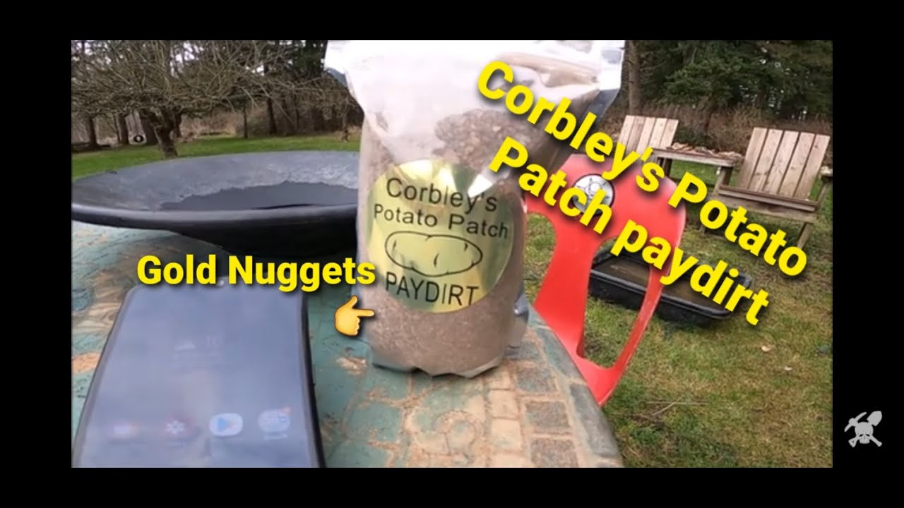 GOLD NUGGETS $100 Corbley's Potato Patch Paydirt Bag