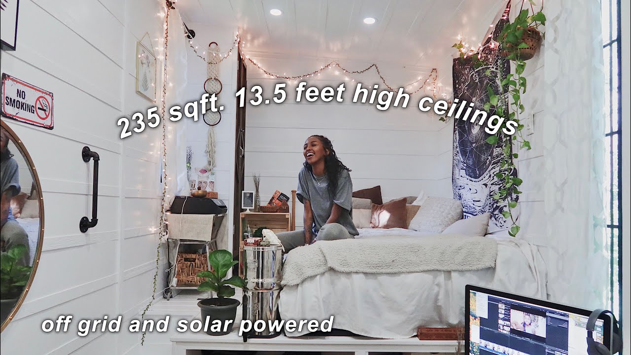 Ultra Modern Tiny House Off-Grid in the Countryside (a home tour) | nagad