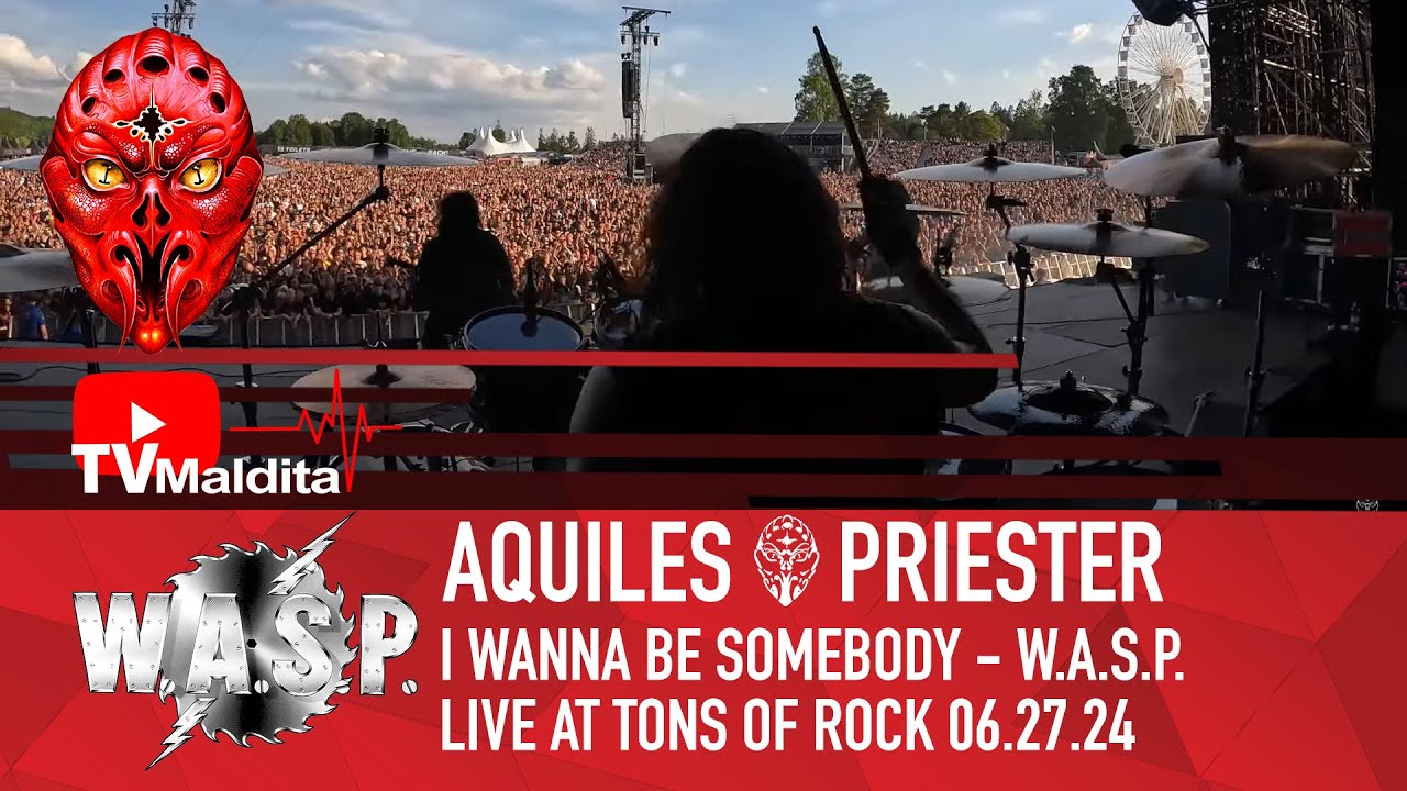 TVMaldita Presents: APriester playing I Wanna Be Somebody - W.A.S.P. Live at Tons of Rock 06.27.24