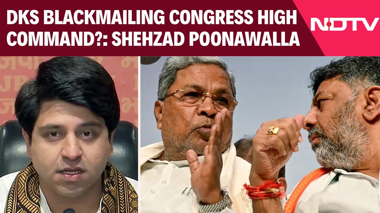 'Is DK Shivakumar Blackmailing Congress High Command?': Shehzad Poonawalla's Big Charge