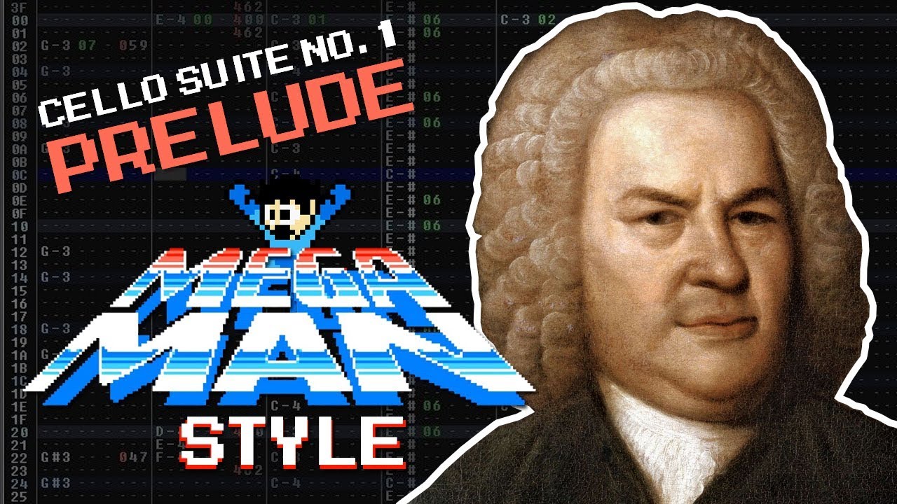 Cello Suite No. 1 Prelude, Bach - Mega Man Style 8-Bit Remix