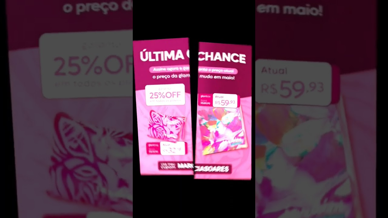 25%OFF NA SUA ASSINATURA DA BELEZA 