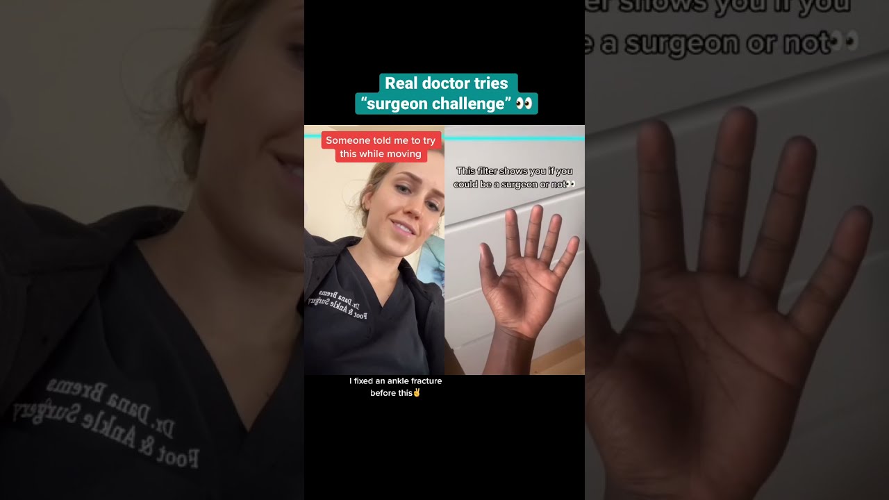 Real doctor tries viral surgeon challenge (part 2)
