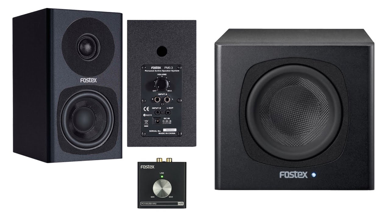 Fostex Lautsprecher/Subwoofer Set | klein & klangstark