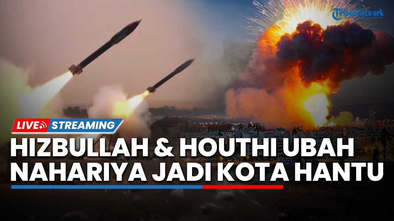 🔴Detik-detik Houthi & Hizbullah Gempur Habis Israel hingga Naharia Lumpuh & Berubah Jadi Kota Hantu