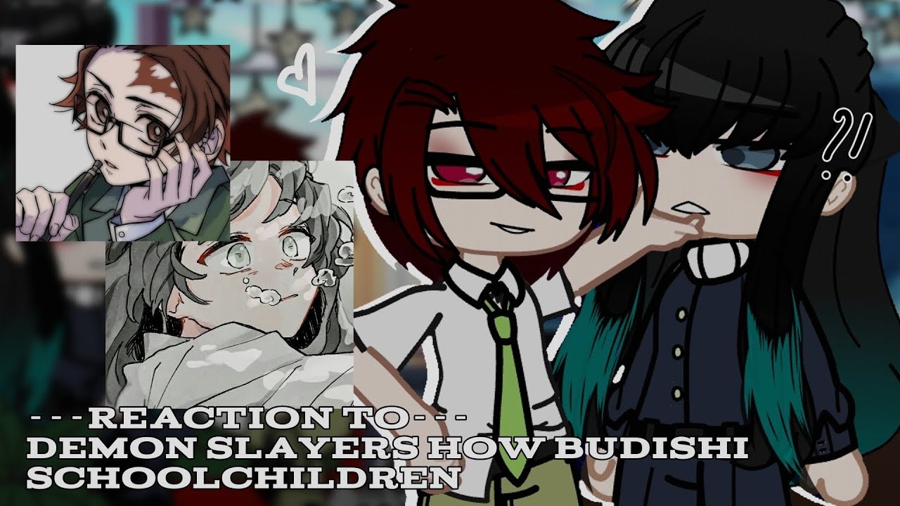 Gakuen Academy reaction to Tanjiro|| tanjiro kamado and Muichiro ||1/1||