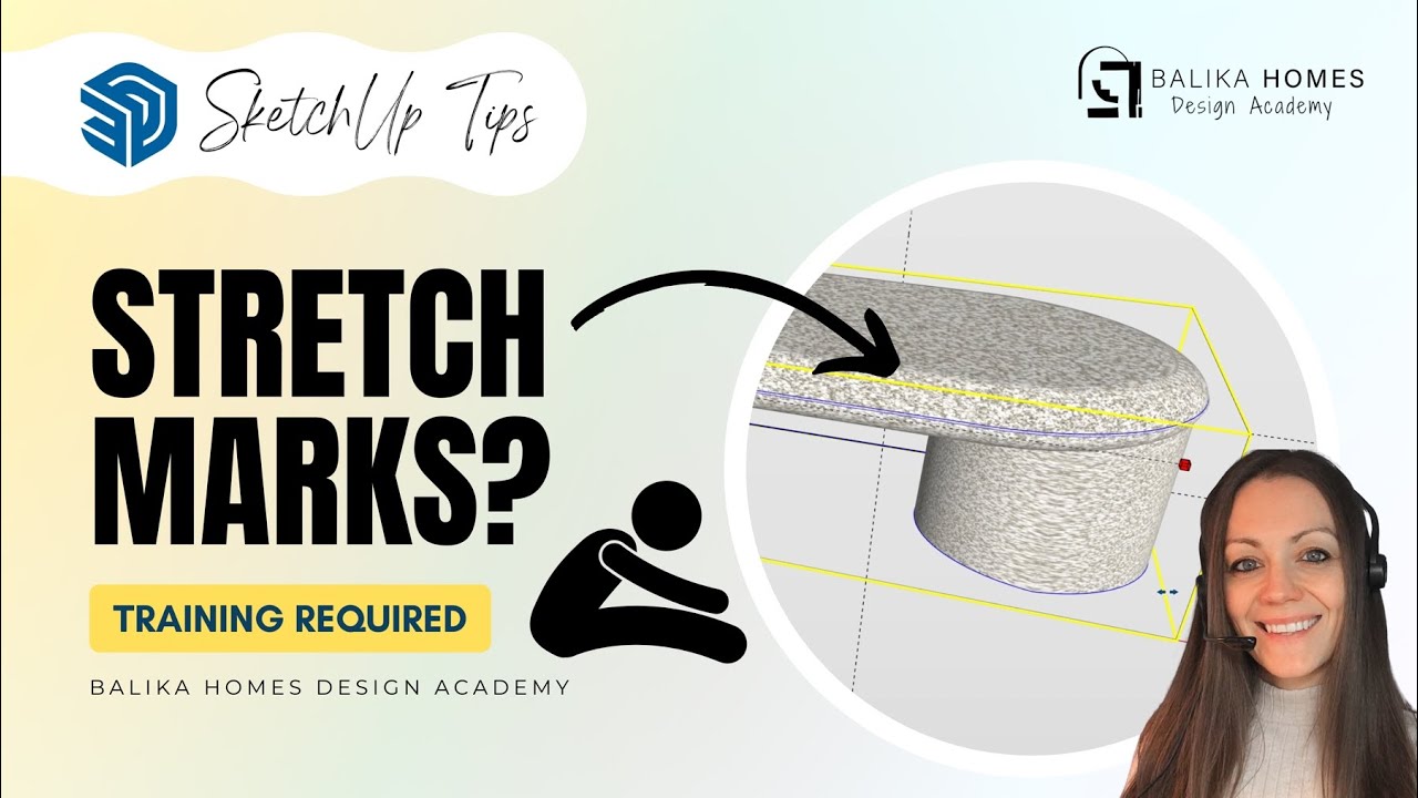 SketchUp Tutorial | How to prevent furniture distortion