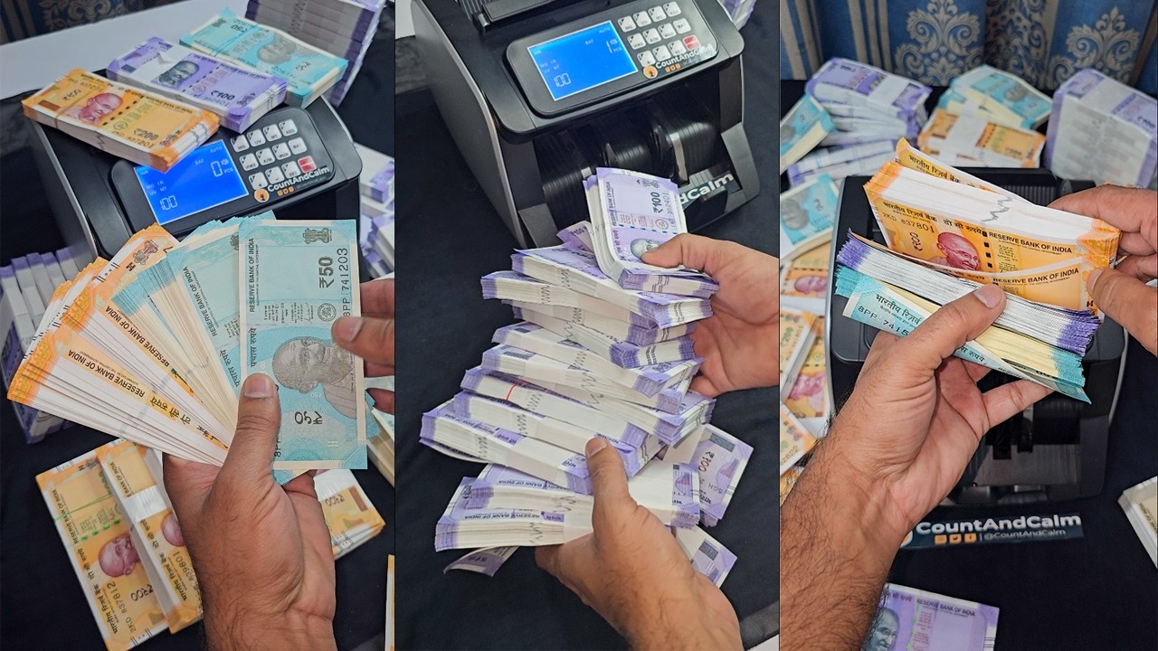 Money Counting Machine ASMR | No Music, No Talking &ndash; Just Satisfying Cash Sounds