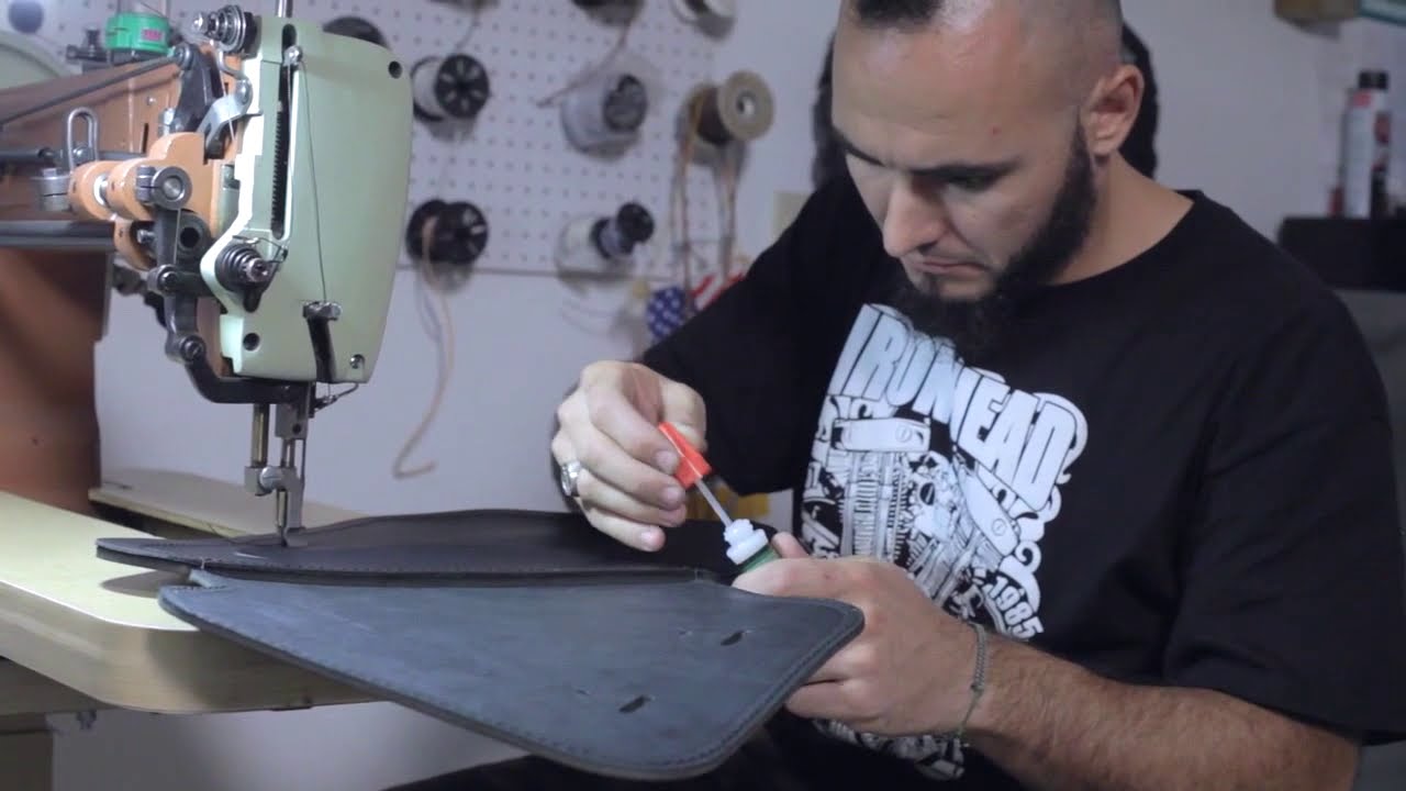 Hand Made in USA Leather Saddlebags by BAD&G CustomS