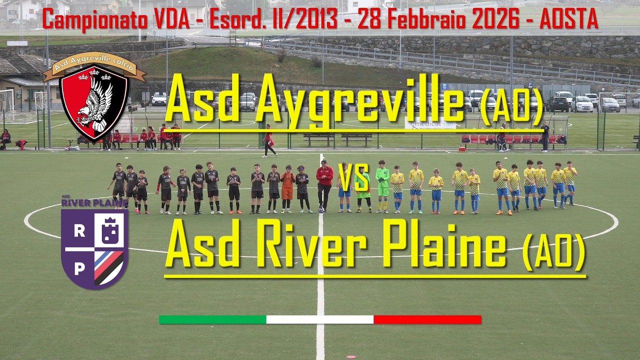 28/02/26 Gressan(AO): Campionato VDA Cat.Esord.II U13-2013: Aygreville(AO) vs River-Plaine(AO), 3-2