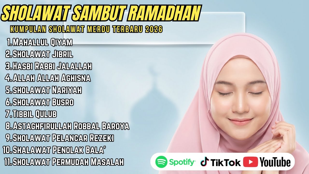 ASTAGHFIRULLAH & SHOLAWAT JIBRIL | PEMBUKA PINTU REZEKI TANPA PUTUS | TERBARU 2026