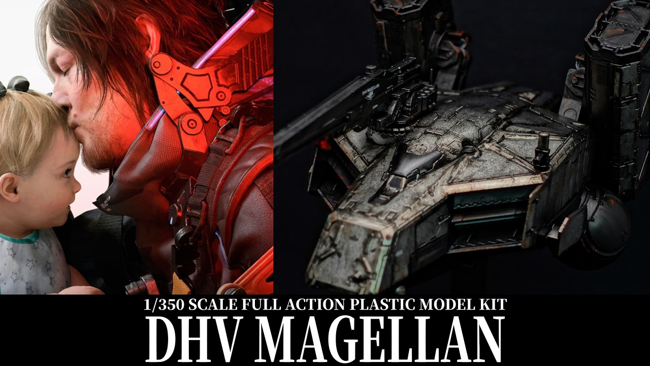 [デスストランディング] DHVマゼラン全塗装・ウェザリングで制作！#デススト #デスストランディング2   #プラモデル