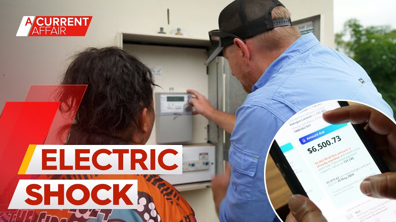 Power bill mystery leaves Queensland family paying thousands every quarter | A Current Affair