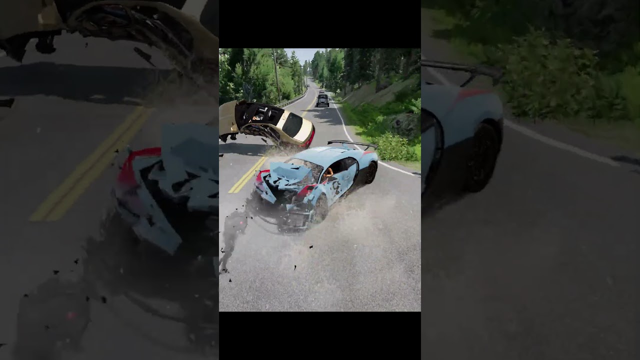 Deadly Side impact Car Crash Simulations 