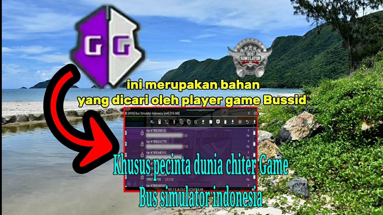 Screft‼(script) Kode Manual cheat GG Game bussid v.4.4.1 #bussimulatorid #bussid #telolet 