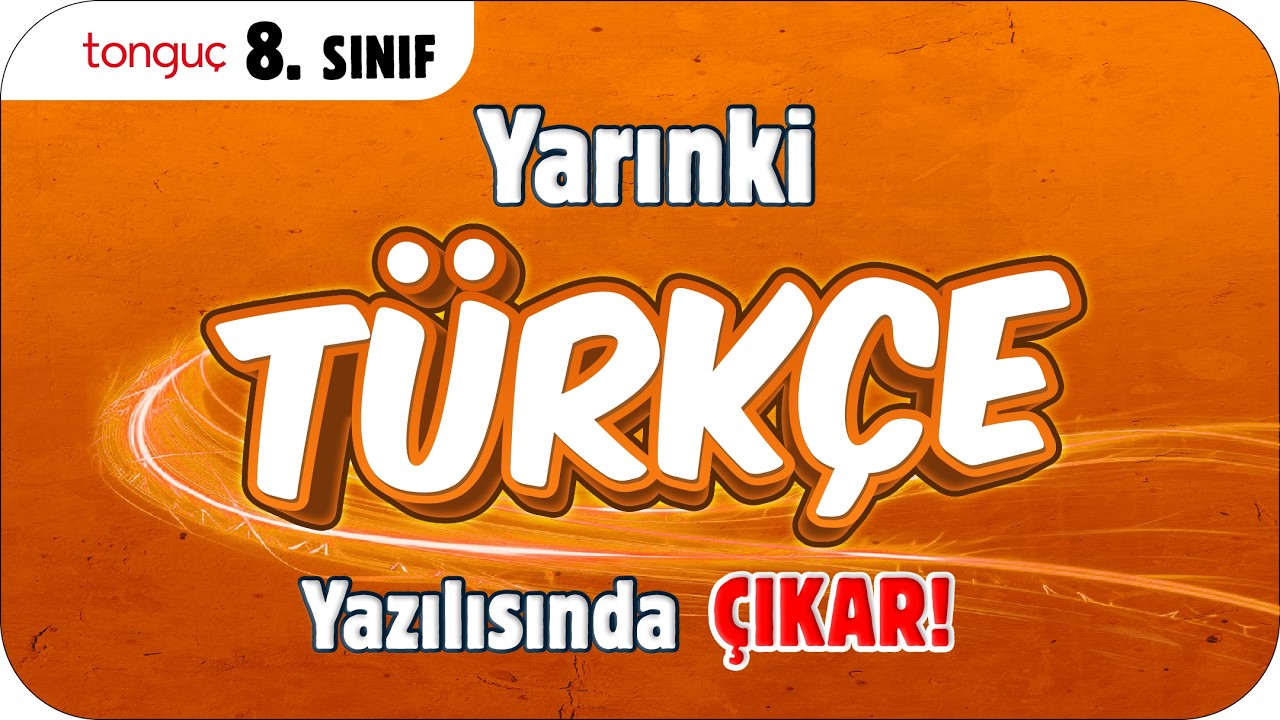 CANLI 🔴 YARINKİ T&Uuml;RK&Ccedil;E YAZILISINDA &Ccedil;IKAR❗ ✍🏻 8. SINIF #2026
