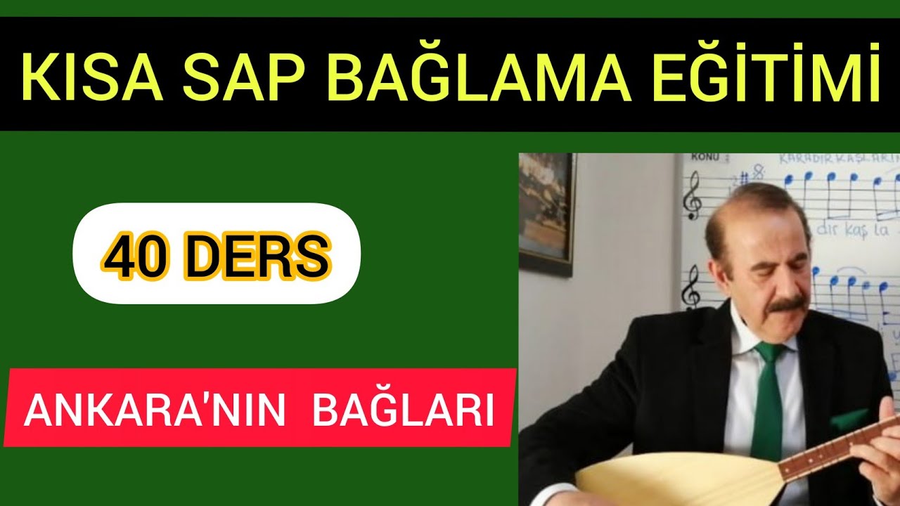 40 Ankara'nın Bağları-Kısa sap bağlama solfej nota eğitimi-Hazırlayan Bahattin Turan#müzik#türkü