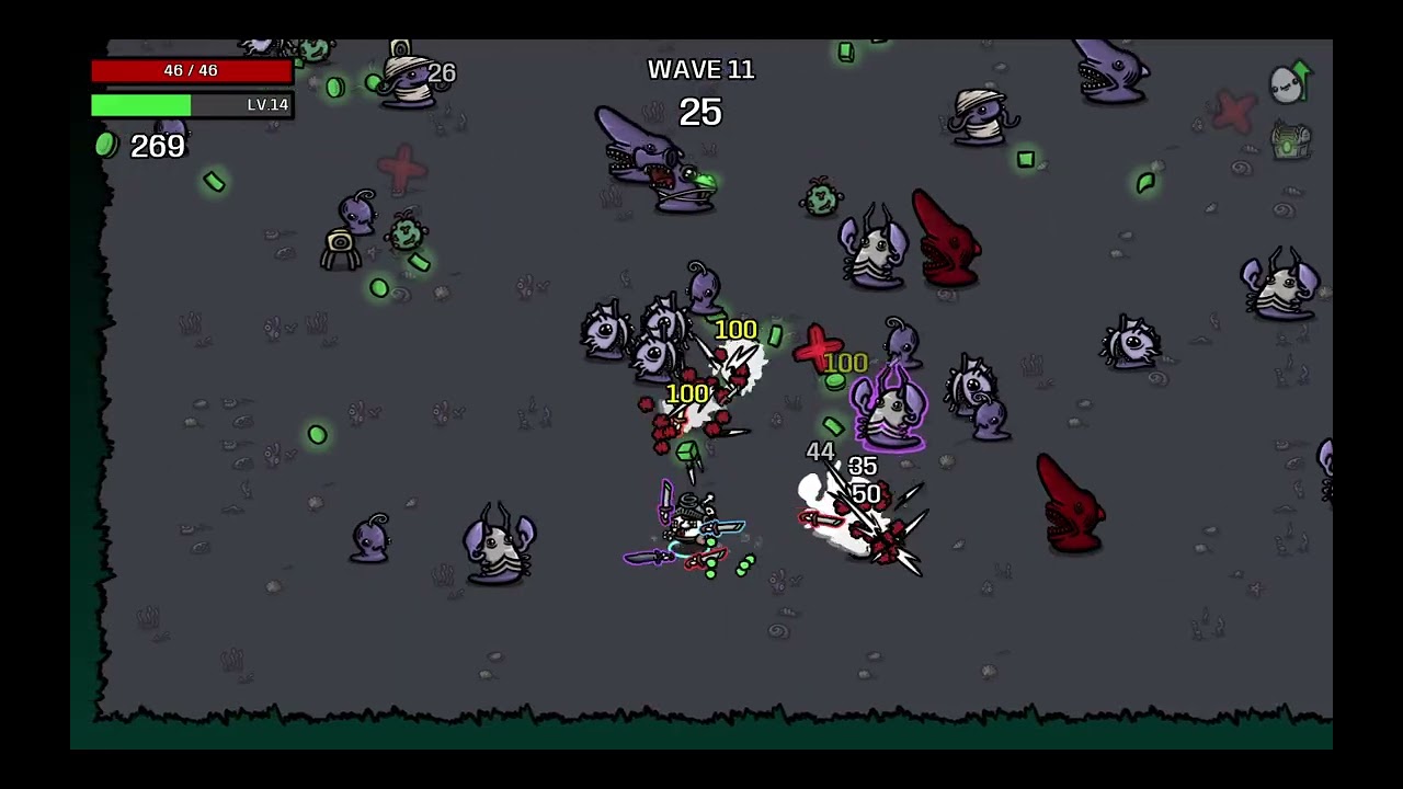 Dwarf: Knife + 5 Thief Dagger | Brotato: The Abyss