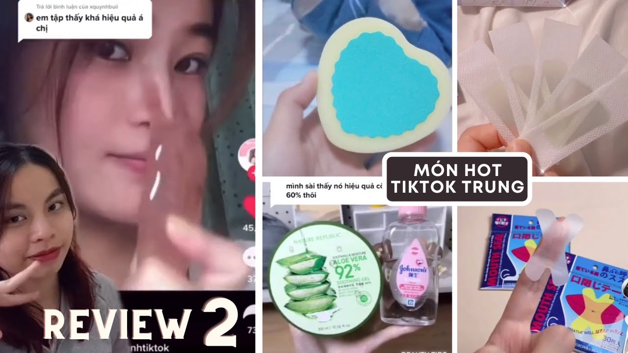 Review các món làm đẹp hot Tiktok Trung #2! Tưởng ẢO mà Thật 🔥!