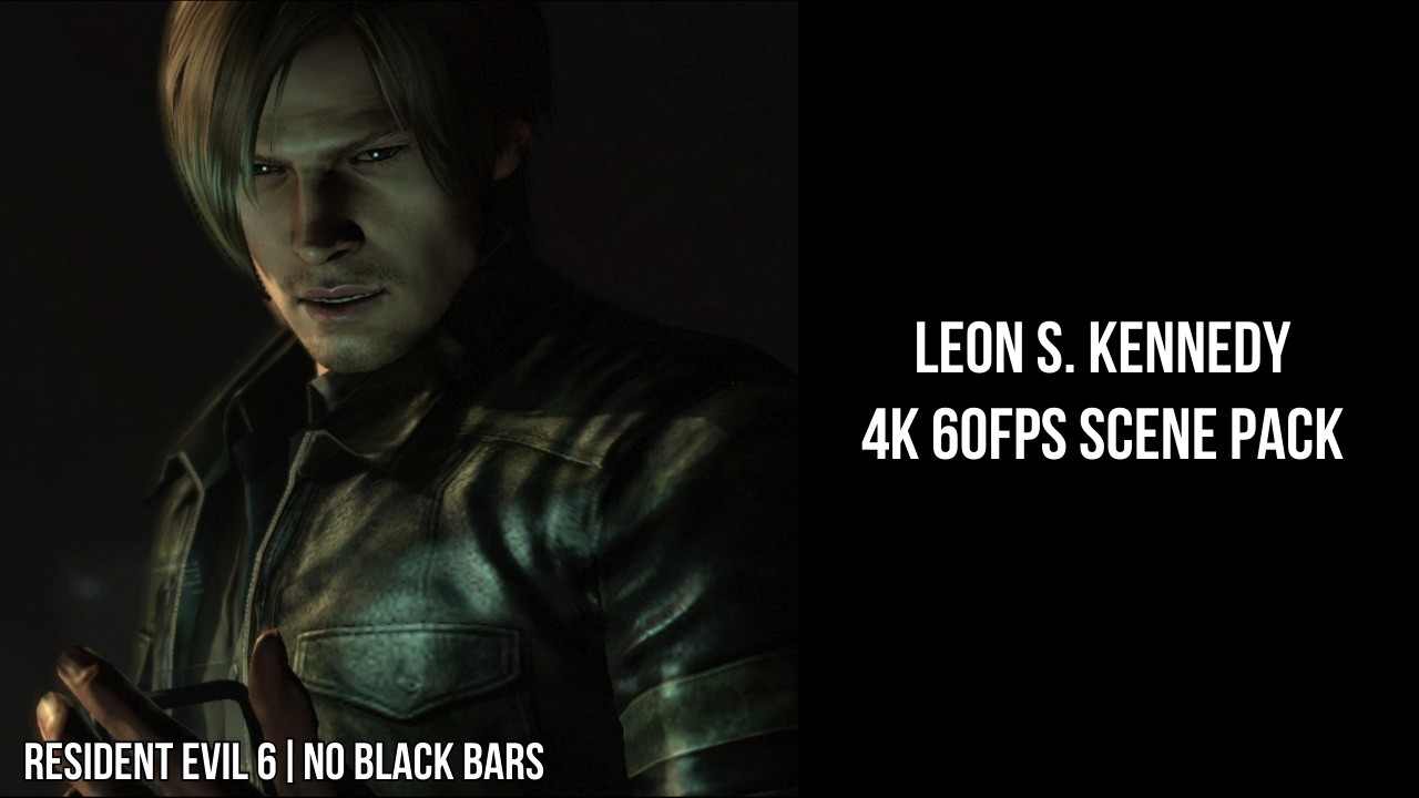 Leon Kennedy 4K Scene Pack | RE6