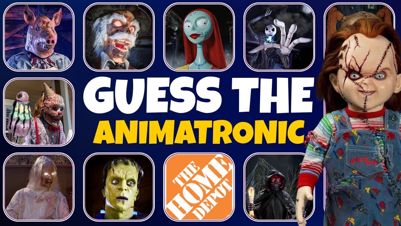 НОВИНКА 2025 HOME DEPOT Halloween Animatronics | Угадай голос и тень 😱👻 Чаки, Джек Скеллингтон...