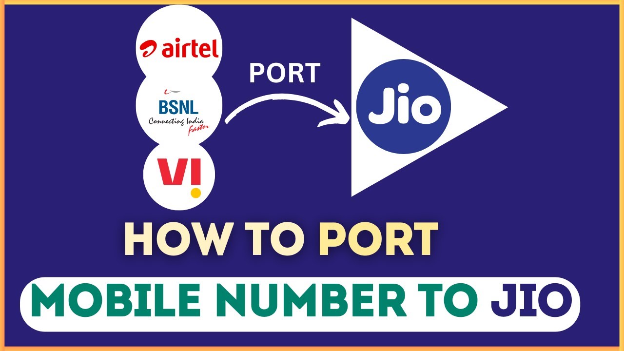 How To Port your Mobile Number To Jio Network from Home (Online)