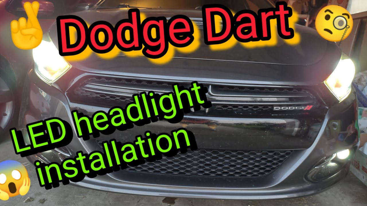 Auxito LED head lights for Dodge Dart