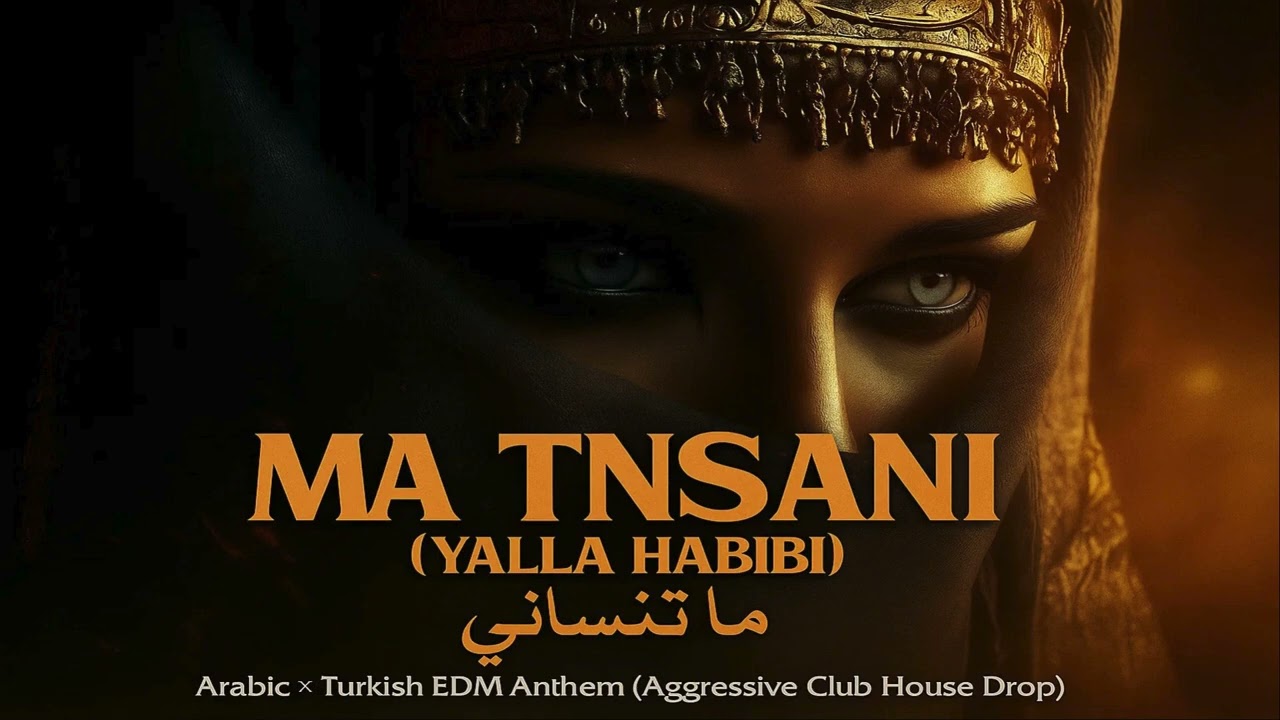 Ma Tnsani (Yalla Habibi) تنساني  — Arabic × Turkish EDM Extended Mix (Aggressive Club House 2025)