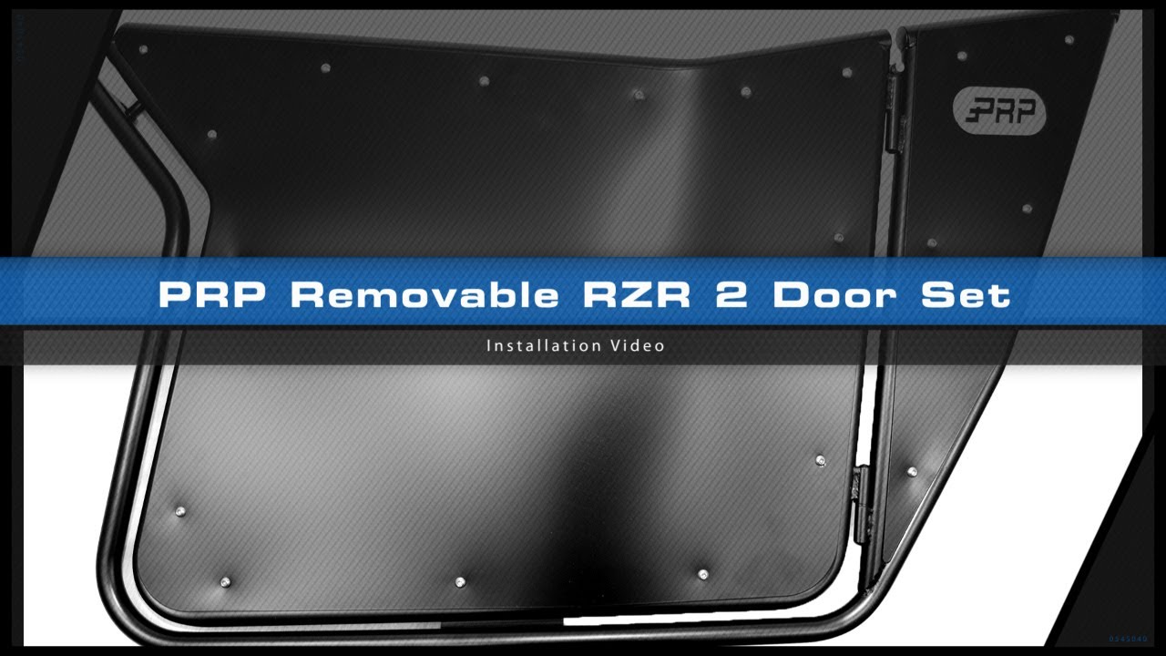 Removable RZR 2 Door Install Video
