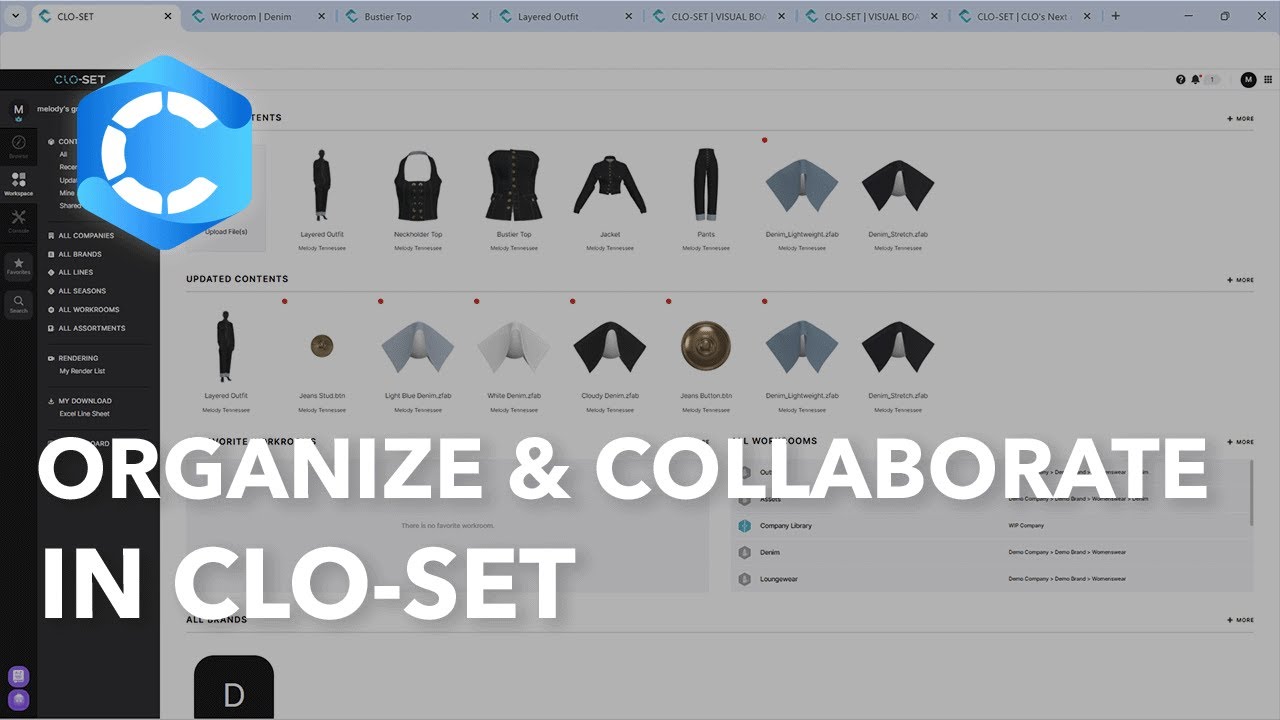 How to Organize Your CLO Projects and Collaborate in CLO-SET