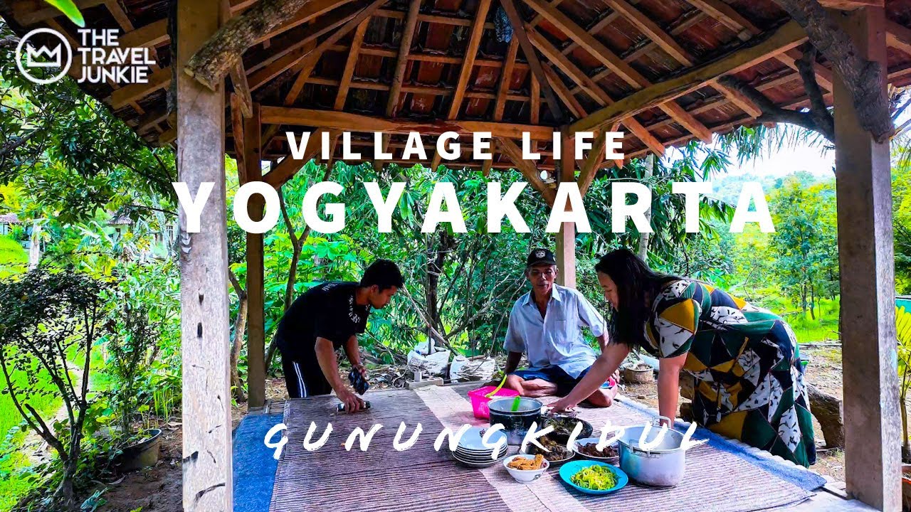 VILLAGE LIFE IN GUNUNGKIDUL, YOGYAKARTA | MORNING SLOW IN THE JAVANESE COUNTRYSIDE | INDO TRIP [4K]