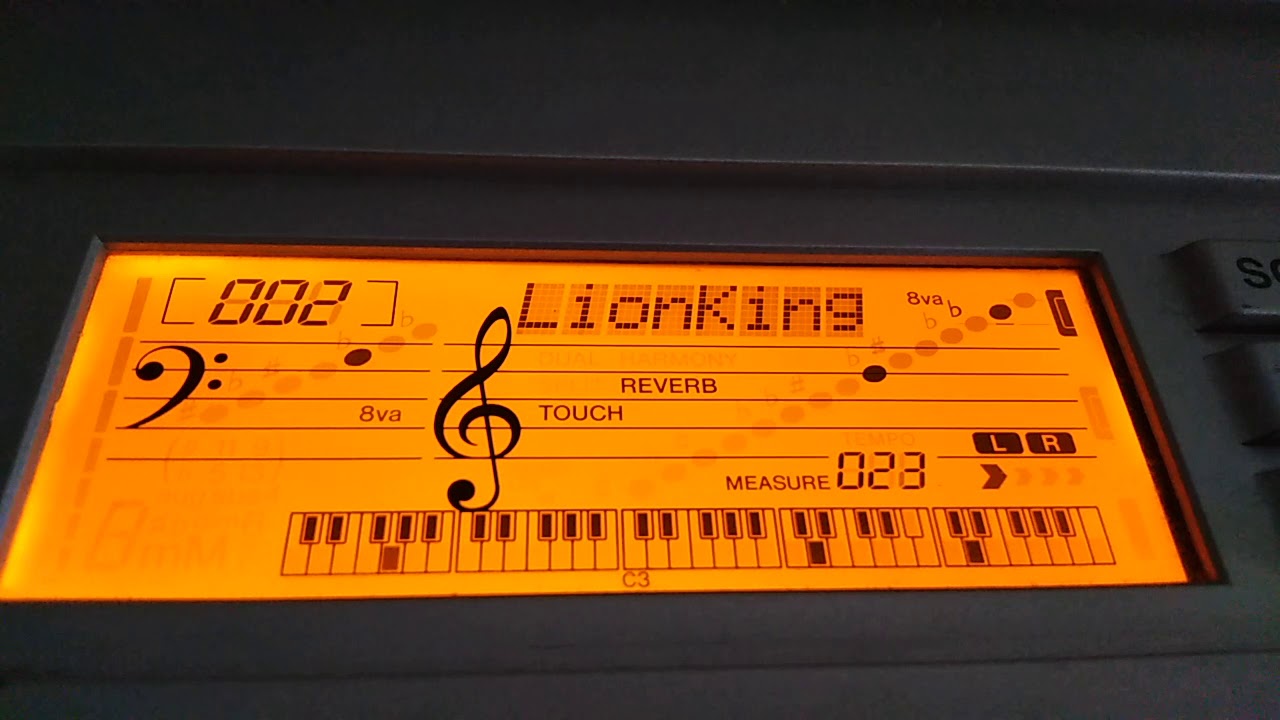 Lion King , Can you feel the love tonight? Yamaha E303 tutorial